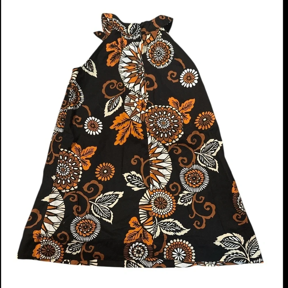 GAP Toddler Skirt with Black and Orange Boho Floral Design, Toddler 3T